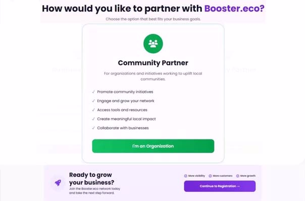 Booster ECO community