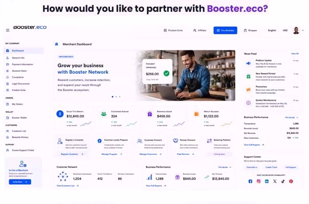 Booster ECO merchant services