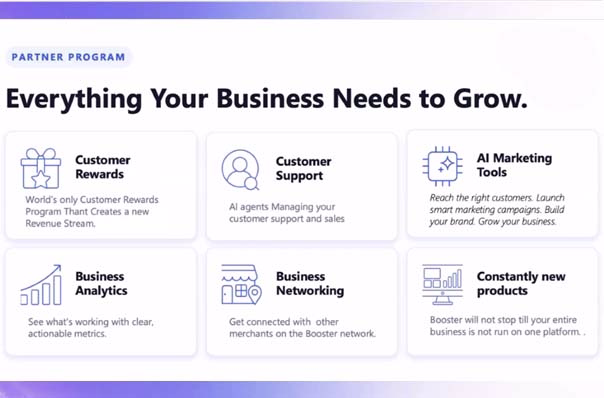 - AI Booster Store Booster Partner platform